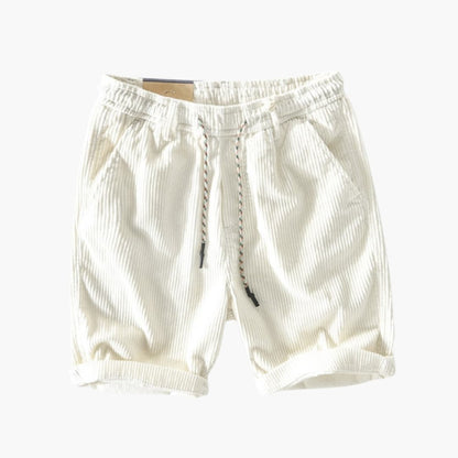 Men's Corduroy Shorts Elastic Waistband