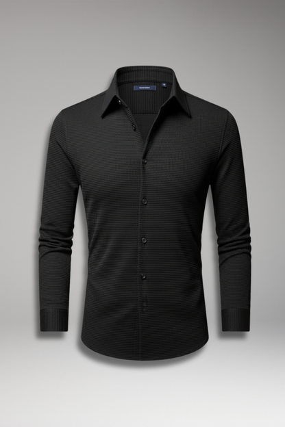 Men's Textured Button Down Shirt - VibreMode