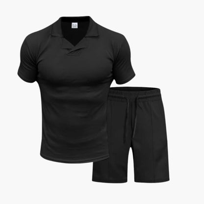 Men's Two-Piece Set Pullover And Shorts