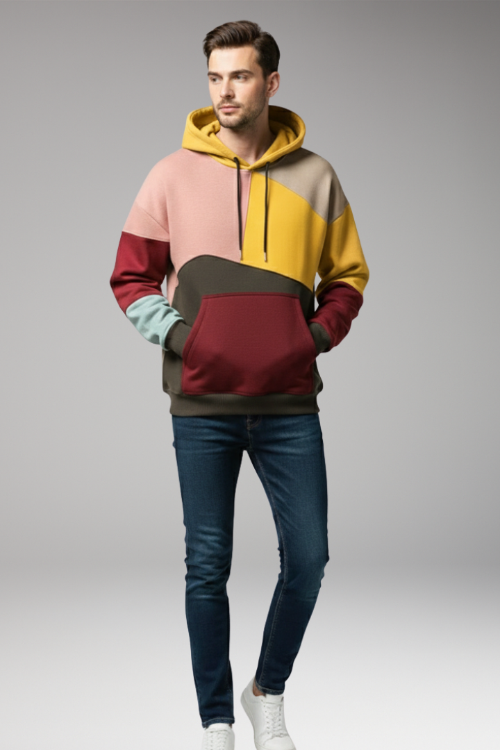 Men's Adjustable Hoodie Front Pocket