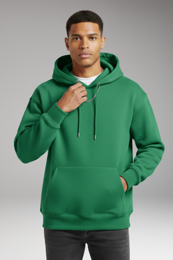 Men's Hooded Sweatshirt Adjustable Kangaroo Pocket