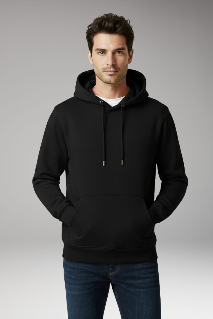 Men's Adjustable Hoodie Kangaroo Pocket
