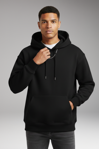 Men's Hooded Sweatshirt Adjustable Kangaroo Pocket