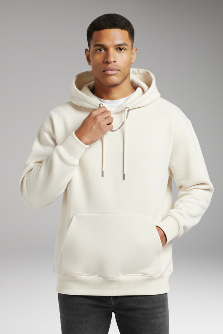Men's Hooded Sweatshirt Adjustable Kangaroo Pocket