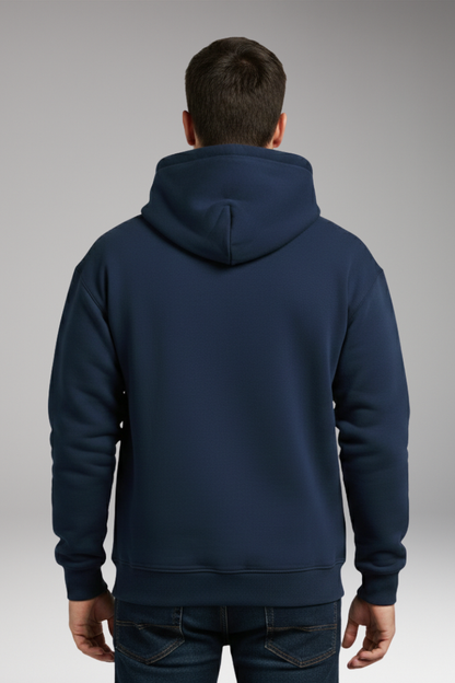 Men's Adjustable Hoodie Zippered Pockets