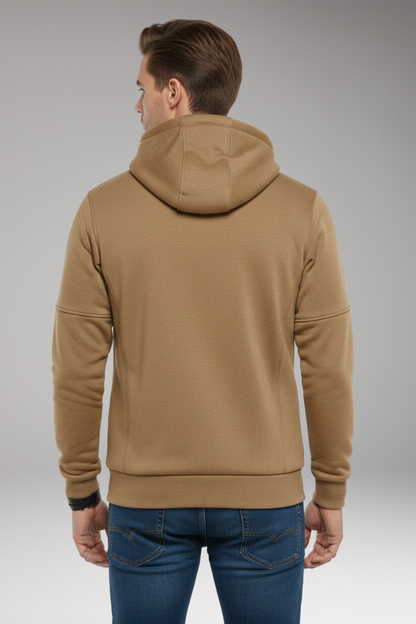 Men's Full Zip Hoodie Zipped Pockets