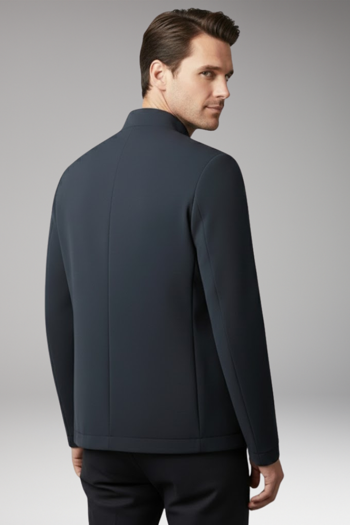 Men's Zip Jacket Waterproof Zippered Pockets