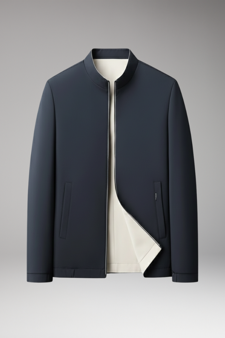 Men's Zip Jacket Waterproof Zippered Pockets - VibreMode