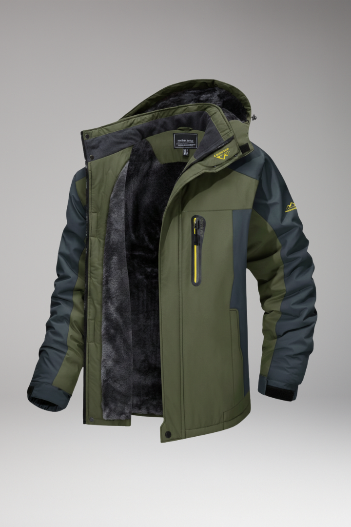Men's Insulated Hooded Jacket - VibreMode
