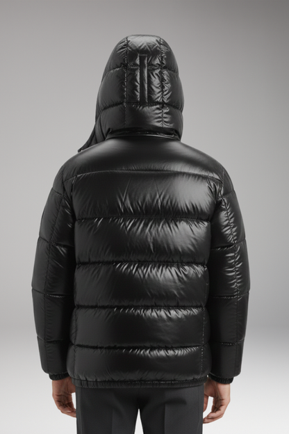 Men's Quilted Hooded Jacket