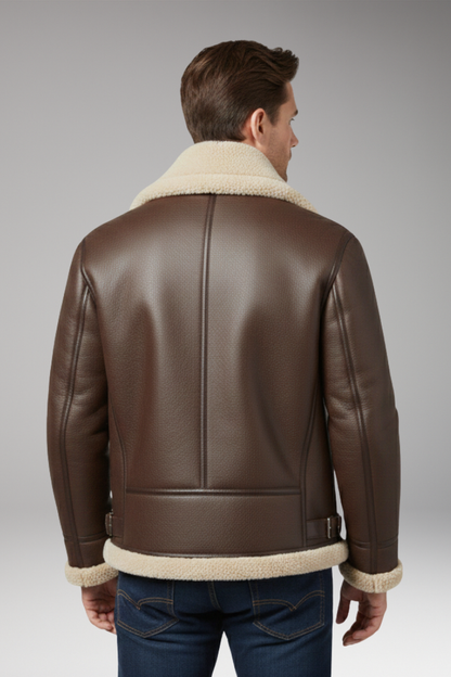 Men's Zip Jacket Lined Collar