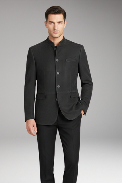 Men's Long Cut Structured Jacket