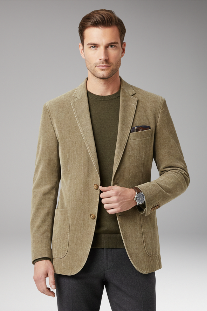 Men's Two Button Blazer Jacket