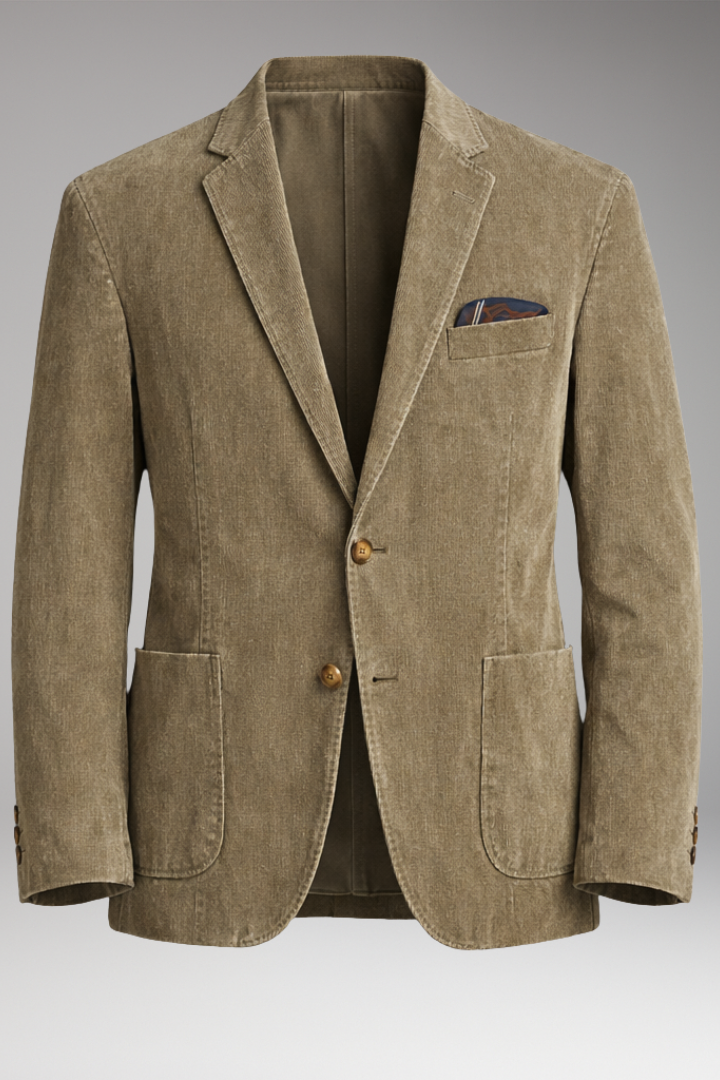 Men's Two Button Blazer Jacket - VibreMode