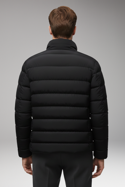 Men's Quilted Jacket Zip Pockets