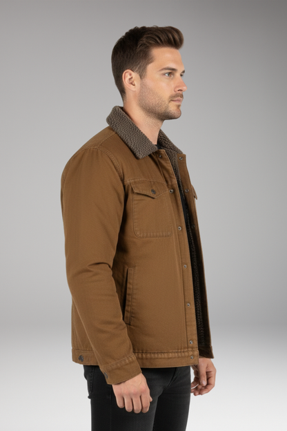 Men's Sherpa Lined Woven Jacket