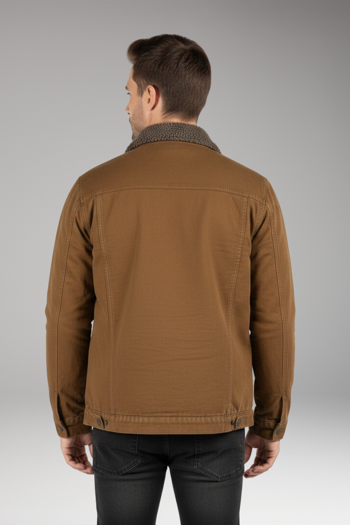 Men's Sherpa Lined Woven Jacket