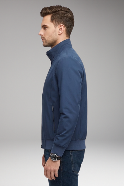 Men's Stand-Up Collar Zip Jacket