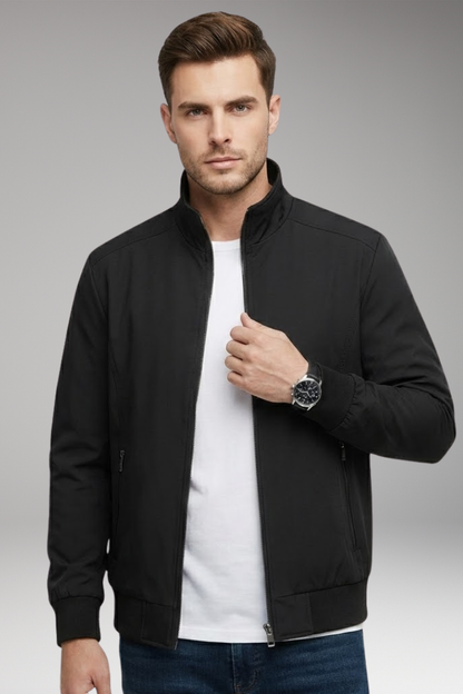 Men's Stand-Up Collar Zip Jacket