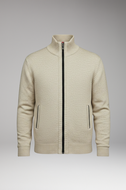 Men's Zipper Jacket Stand-Up Collar - VibreMode