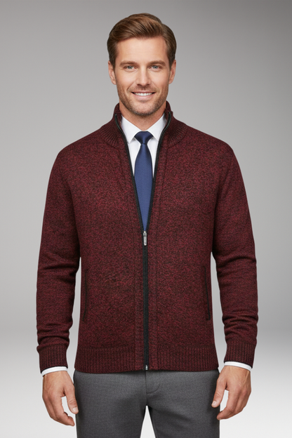 Men's Zipper Jacket Stand-Up Collar