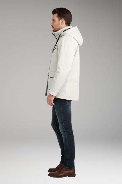 Men's Stand Collar Full Zip Jacket