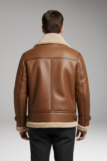 Men's Synthetic Jacket Front Zipper