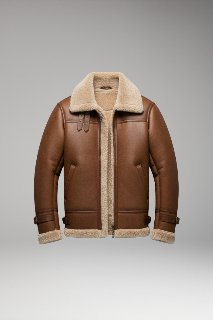 Men's Synthetic Jacket Front Zipper - VibreMode