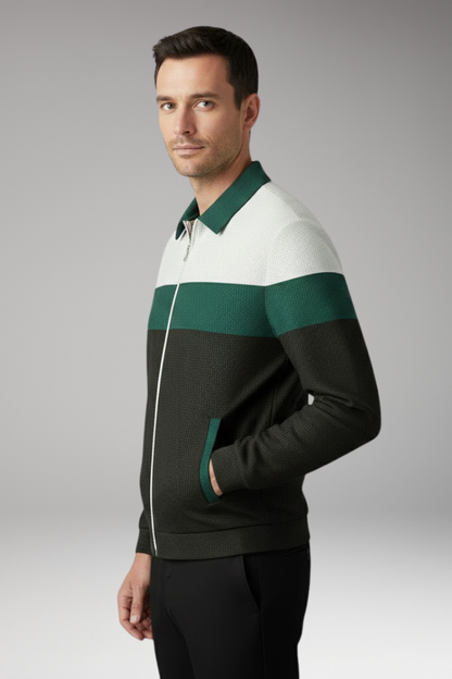 Men's Textured Stripe Jacket