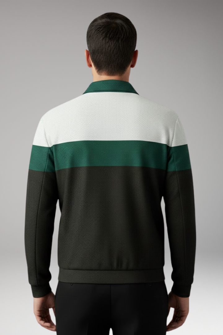 Men's Textured Stripe Jacket