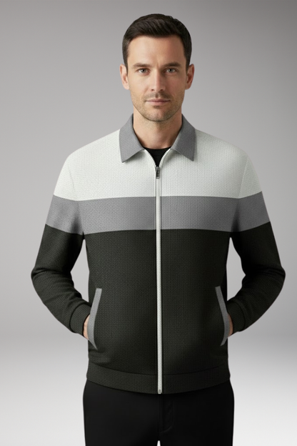 Men's Textured Stripe Jacket