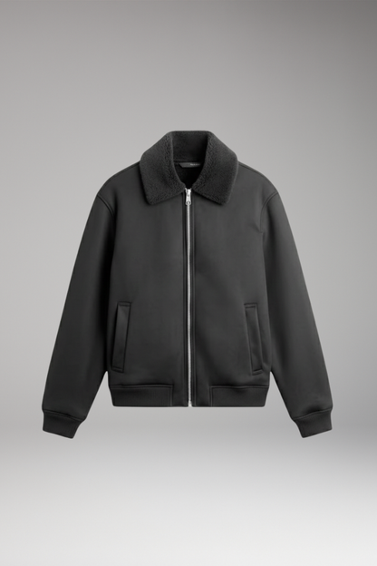 Men's Zip Jacket Ribbed Cuffs - VibreMode