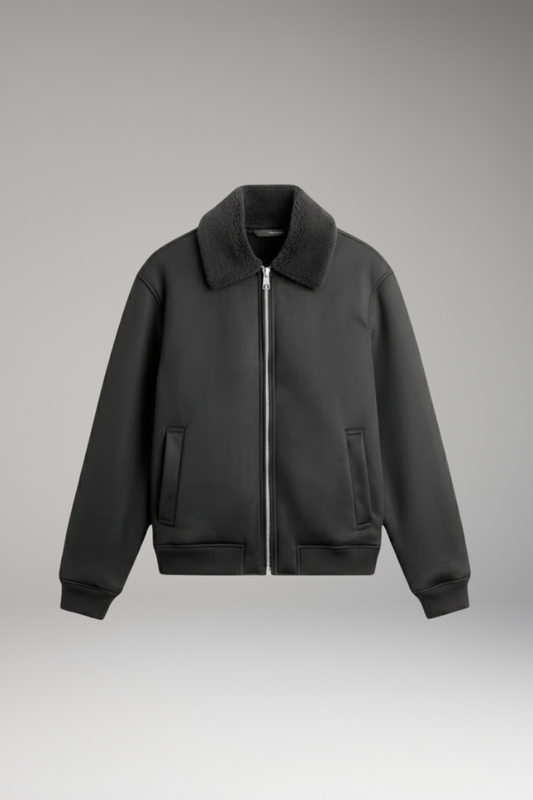 Men's Zip Jacket Ribbed Cuffs - VibreMode