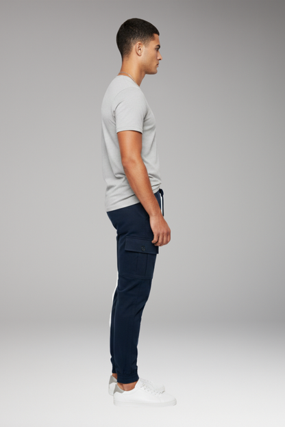Men's Jogger Pants Elastic Waist Cargo Pockets