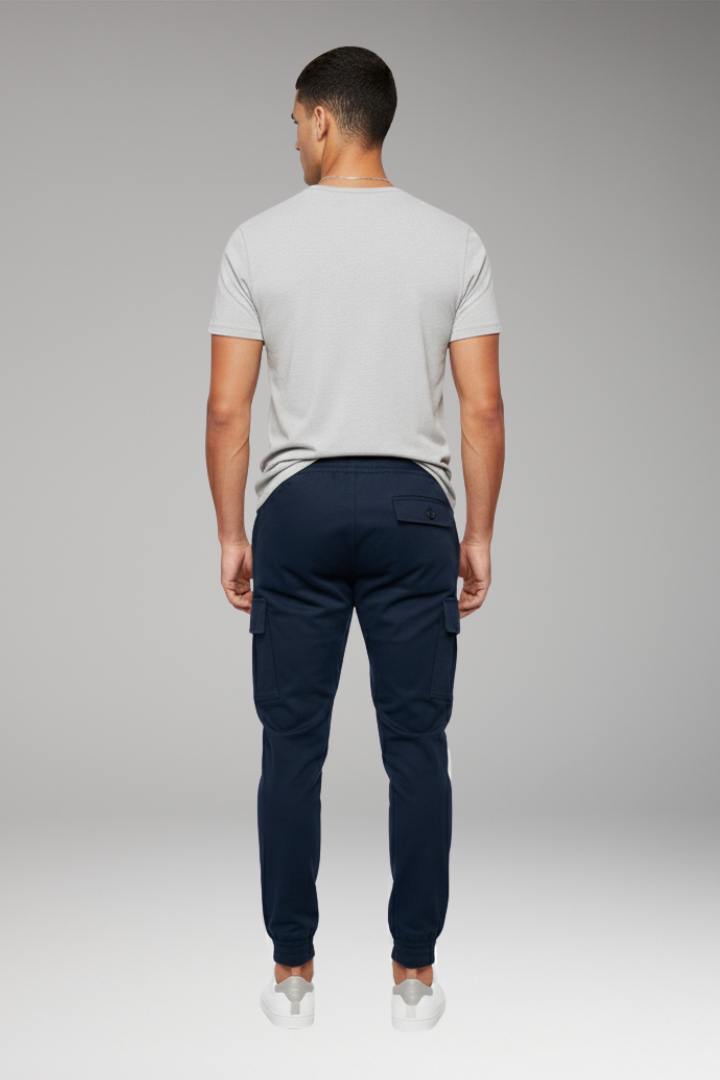 Men's Jogger Pants Elastic Waist Cargo Pockets