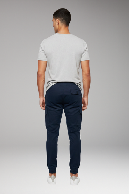 Men's Jogger Pants Elastic Waist Cargo Pockets