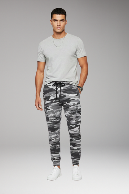 Men's Jogger Pants Elastic Waist Cargo Pockets