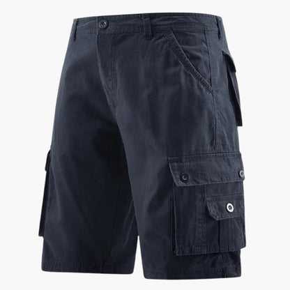 Men's Cargo Shorts Elastic Waistband Utility Pockets