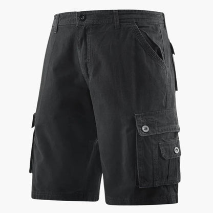 Men's Cargo Shorts Elastic Waistband Utility Pockets