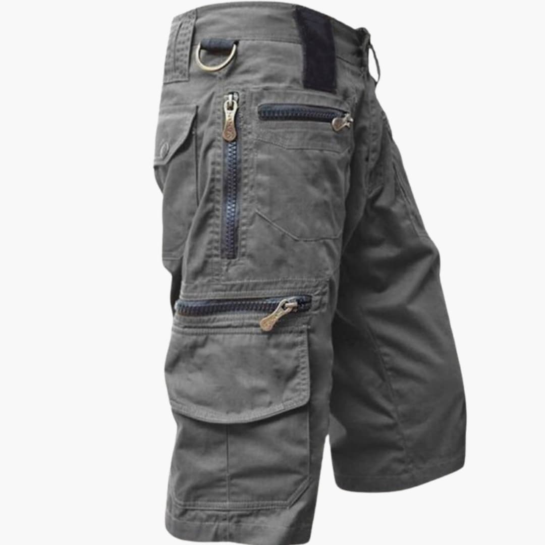 Men's Cargo Shorts Straight Leg Utility Pockets - VibreMode