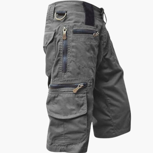 Men's Cargo Shorts Straight Leg Utility Pockets - VibreMode