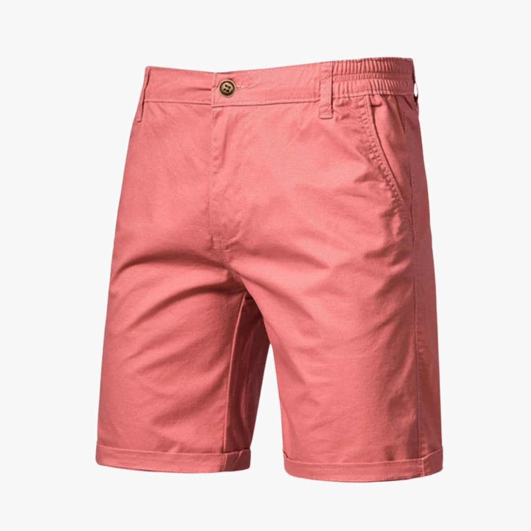 Men's Knee Length Shorts Zip Fly Belt Loops
