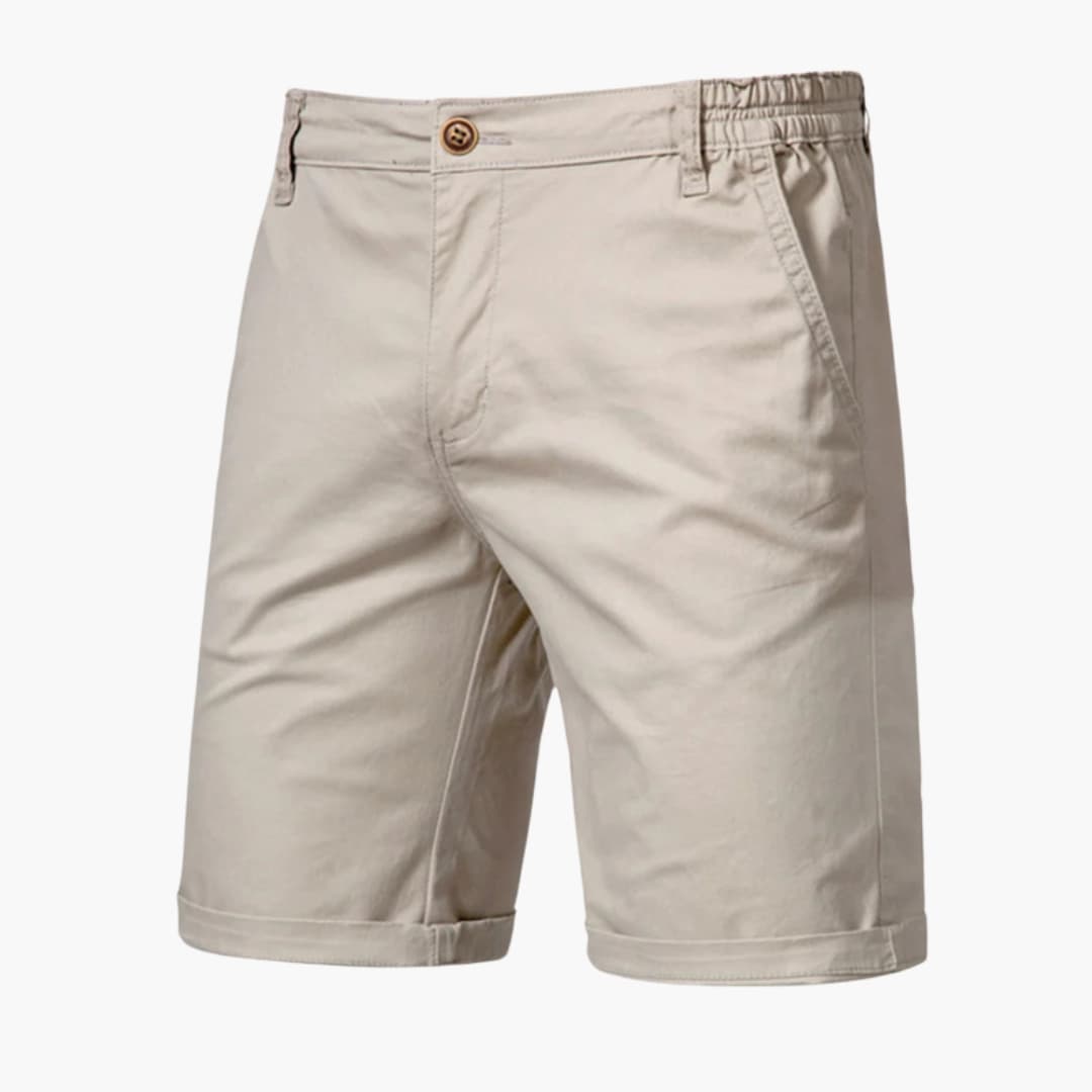 Men's Knee Length Shorts Zip Fly Belt Loops - VibreMode