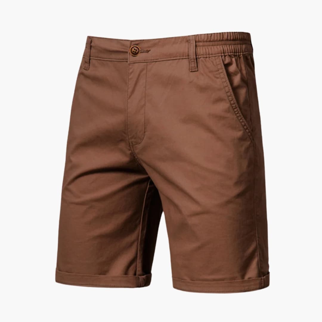 Men's Knee Length Shorts Zip Fly Belt Loops