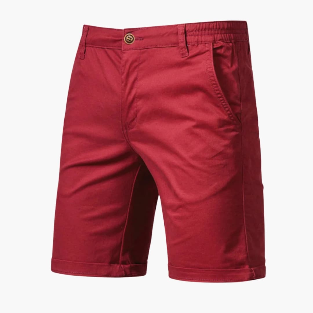 Men's Knee Length Shorts Zip Fly Belt Loops