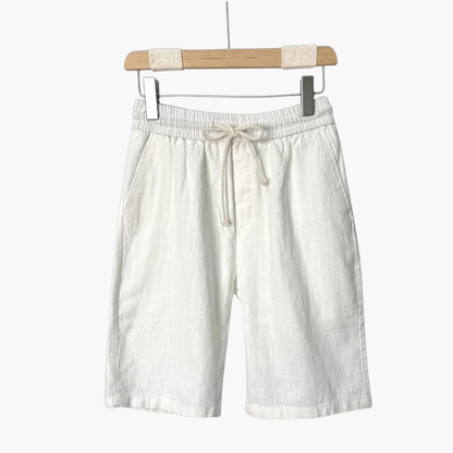 Men's Linen Shorts Elastic Waistband