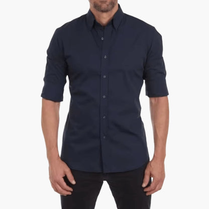 Men's Long Sleeve Zip Shirt