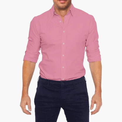 Men's Long Sleeve Zip Shirt