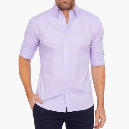 Men's Long Sleeve Zip Shirt