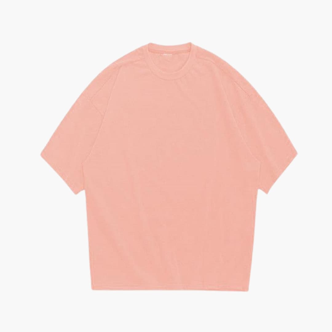 Men's Oversized Crew Neck T-Shirt Short Sleeves
